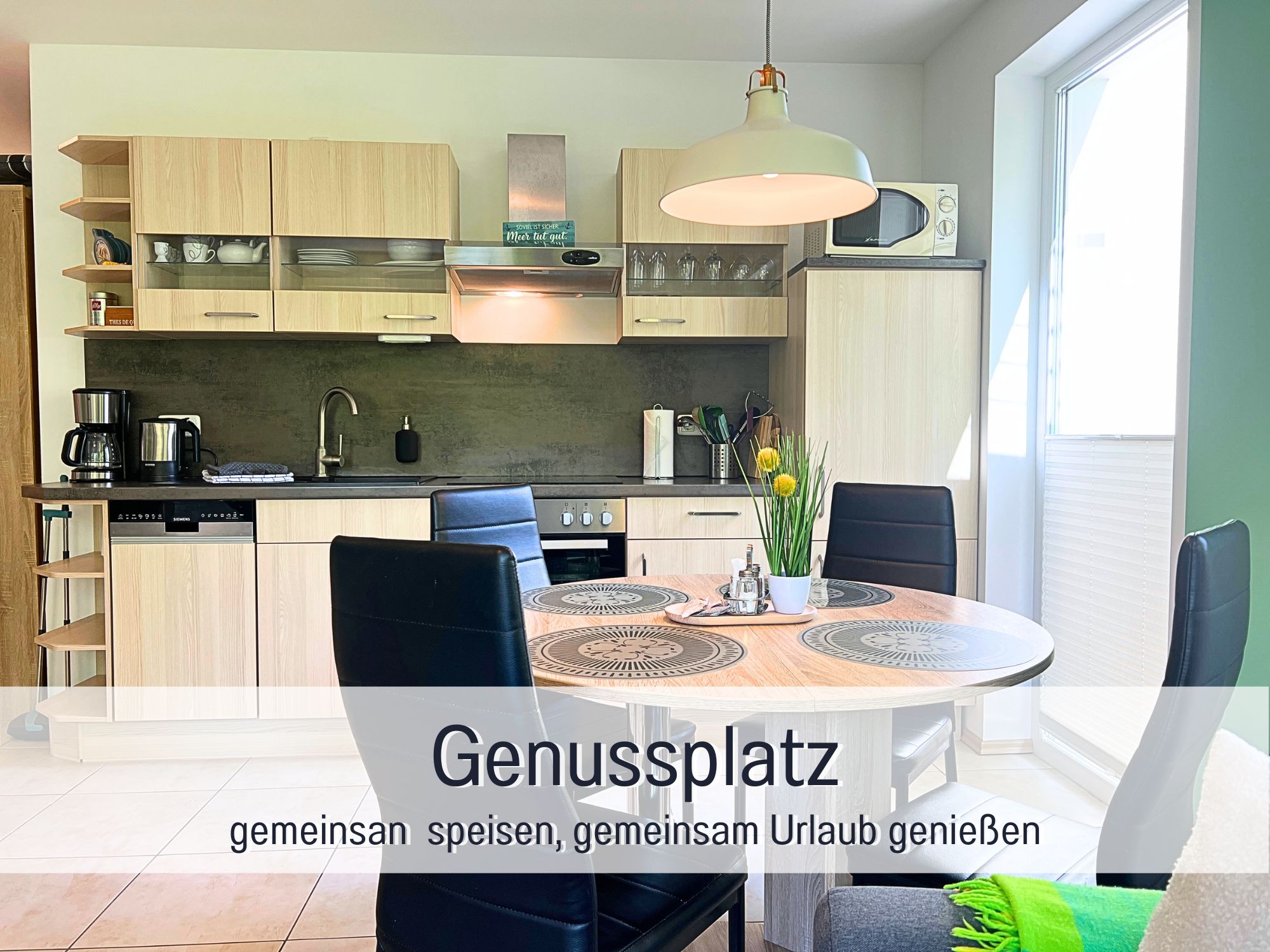 Esszimmer in der offenen Küche